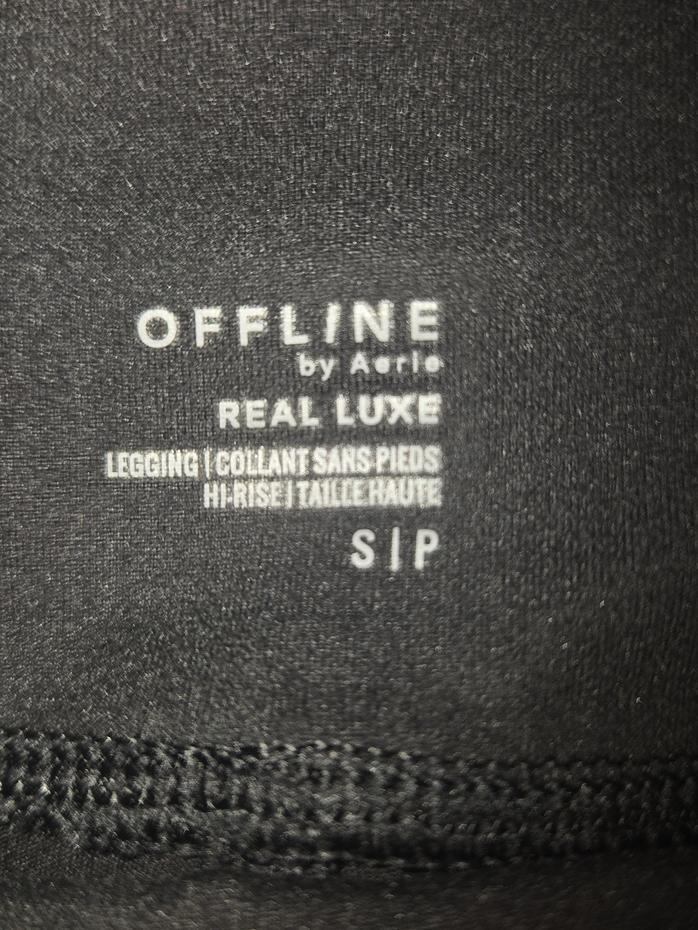 aerie Black Faux Leather Leggings - Picture 4 of 5